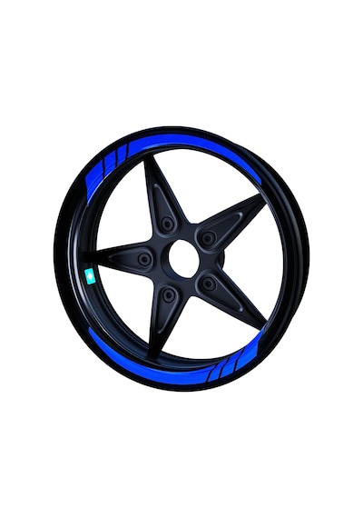Reflektif Mavi Moto GP İç Jant Şeridi Sticker Çınar Extreme
