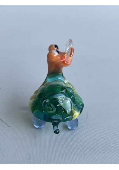 El Yapımı Murano Cam Kaplumbağa Biblo A41