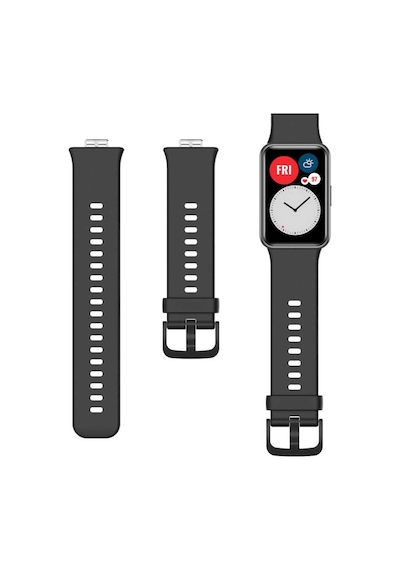 Huawei Watch Fit Kordon Silikon Bileklik Kopçaklı Kordon 43
