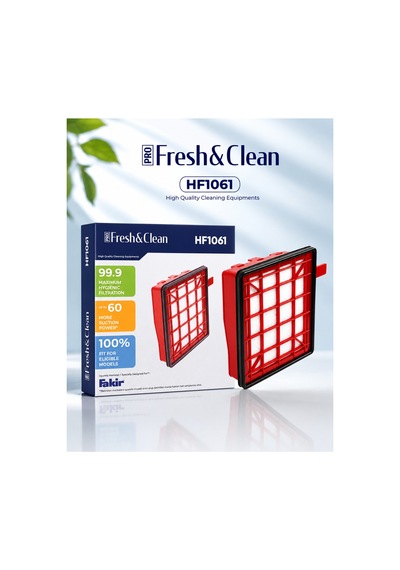 Fresh&clean Hf1061 Fakir Uyumlu Süpürge Filtresi Kırmızı