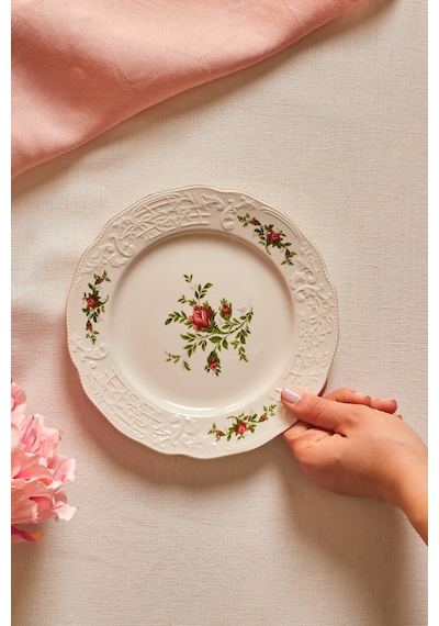 Karaca Vintage Rose Pasta Tabağı 20 Cm Çok Renkli