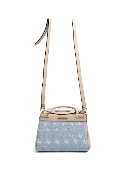 Silver Polo Sp1193 Kadın El Çantası Monogram Mavi-ten
