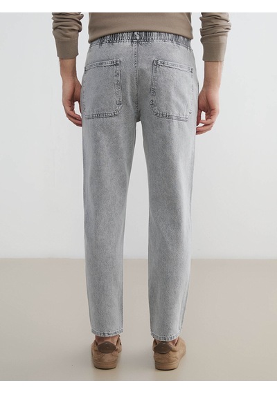 Lcw Jeans Gri Straight Fit Erkek Jean Pantolon
