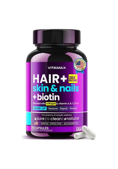 Hair + Skin & Nails + Biotin Collagen & Vitamin 60 Kapsül