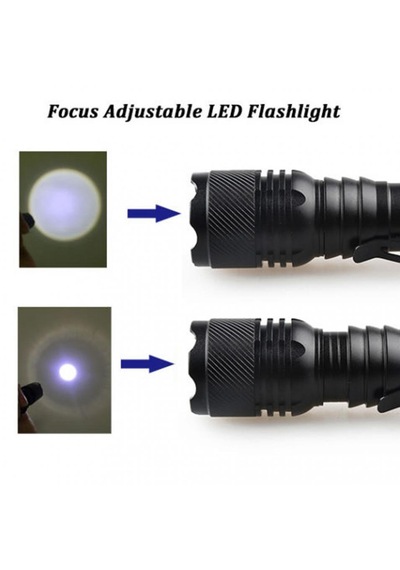 Şarjlı Mini Led El Feneri Cree Led 500 Lumens 5639