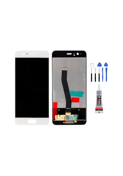 Huawei P10 Beyaz Uyumlu Lcd Ekran Dokunmatik Tamir Seti Yapıştırcı Set Yedcom