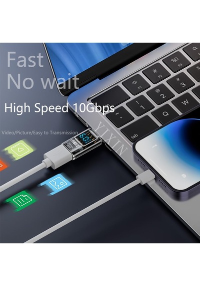 Livx Revolution Usb 3.2 To Type C Dönüştürücü 60w Hızlı Şarj 10gbps Veri Transferi Dijital Ekran Otggf Sku: Smg8690010085870