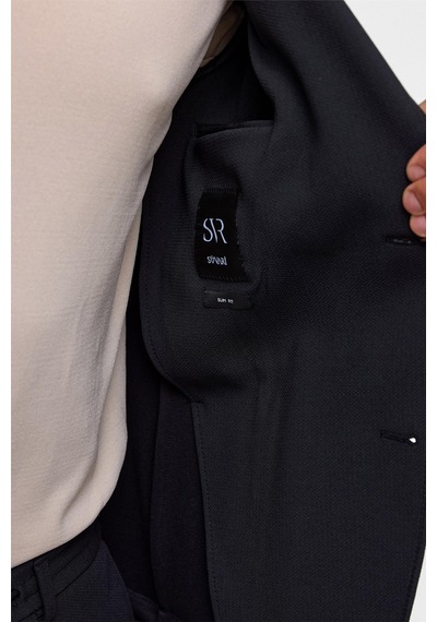Süvari Siyah Slim Fit Düz 6 Drop Spor Takım Elbise Süvari Siyah Slim Fit Düz 6 Drop Spor Takım Elbise