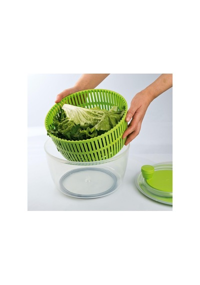 Melkan Home Salata Kurutucu Sebze Kurutucu 5 Litre Geniş Hacimli Salata Kurutucu Yeşil Diğer