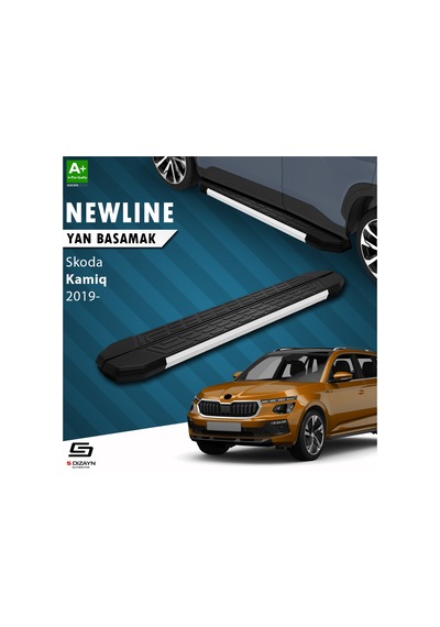 S-dizayn Skoda Kamiq Newline Aluminyum Yan Basamak 183 Cm 2019 Üz