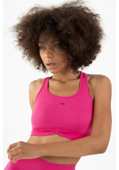 Maraton Active Slimfit Kadın Atlet Yaka Kolsuz Koşu Fuşya Bra 813090-fuşya Fuşya