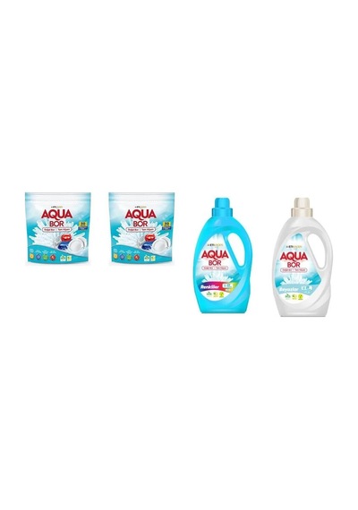Aquabor Doğal Mineralli Tablet + Tablet + Sıvı Renkliler + Sıvı Beyaz Set