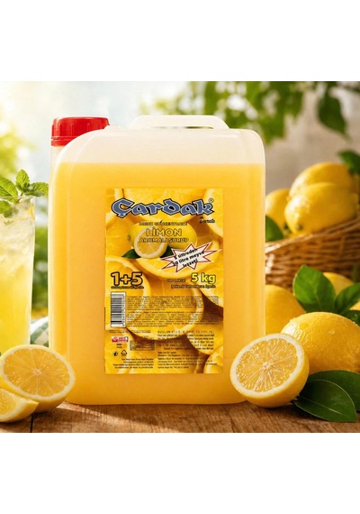 Beyaz Çardak 1+5 Limon Aromalı Şurup Konsantre
