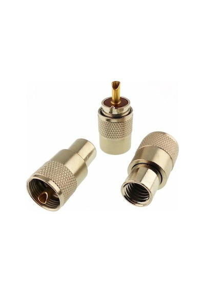 Rg 213 U Telsiz uhf+uhf Takılı Uzatma Anten kablosu 3 metrelik