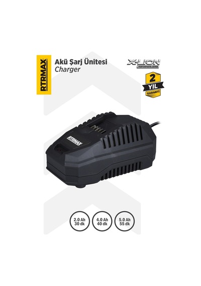 RTRMAX RTX1809 Akü Hızlı Şarj Cihazı/Ünitesi 18V 4.5 A X-Lion