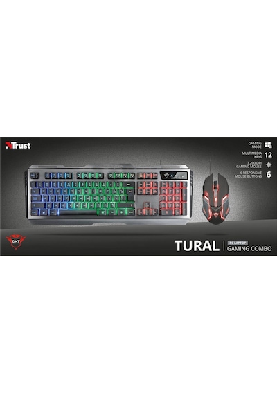 Gxt 845 Tural Combo Tr Gamer Mouse Ve Klavye Set
