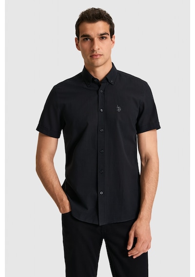 U.S. Polo Assn. U.s. Polo Assn. Erkek Siyah Gömlek Kısa Kollu 50324727-vr046 U.S. Polo Assn. U.s. Polo Assn. Erkek Siyah Gömlek Kısa Kollu 50324727-vr046