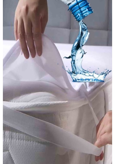 Evony Bebe Alez 70x140 Cm Sıvı Geçirmez Köşe Lastikli Micro Beyaz
