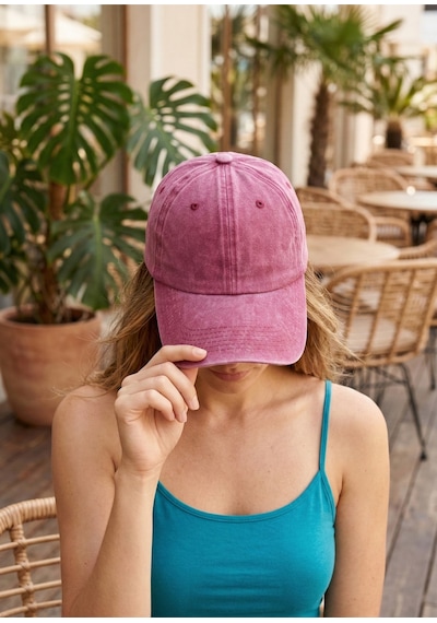Emybox %100 Pamuk Yıkamalı Unisex Basic Şapka Kep Bordo