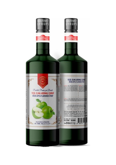 Nish Elma Aromalı Şurup 700 Ml - Pet Şişe