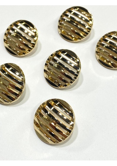 Izgara Model Metal Düğme / Gold / - 1,8 Cm