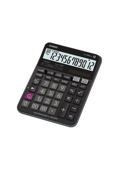 12 Haneli Masaüstü Hesap Makinesi, Dj-120d Plus 124-Pembe