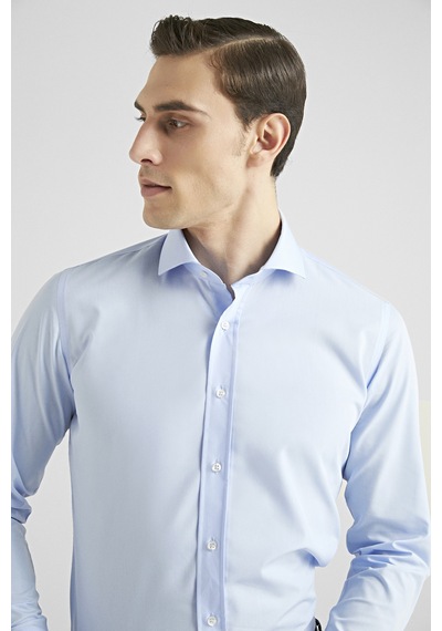 D'S Damat Ds Damat Slim Fit Mavi Nano Care Gömlek 5hf02ortsg01 Mavi