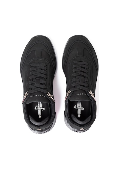 I Nb039 Nabuk Black Sneaker Günlük Erkek Lu68600 Paciotti Men Shoe Siyah