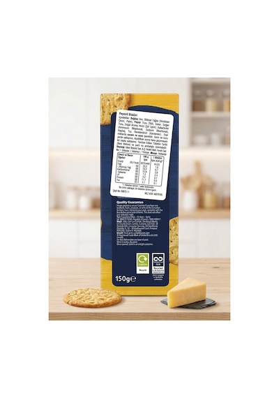 Melts Cheese Bisküvi 150 Gr - Peynirli İthal Atıştırmalık - 914661936