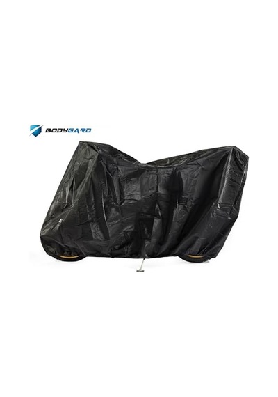 Bodygard Motosiklet Brandası Su Geçirmez Motor Branda - Sıyah Large Topbox
