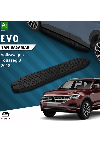 S-dizayn Vw Touareg 3 Evo Siyah Yan Basamak 193 Cm 2018 Üzeri