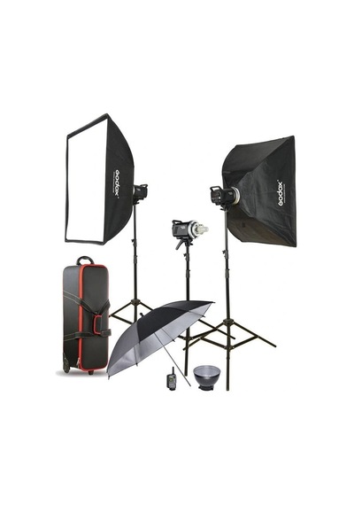 Godox Ms300-d 300w 3'lü Paraflaş Kiti