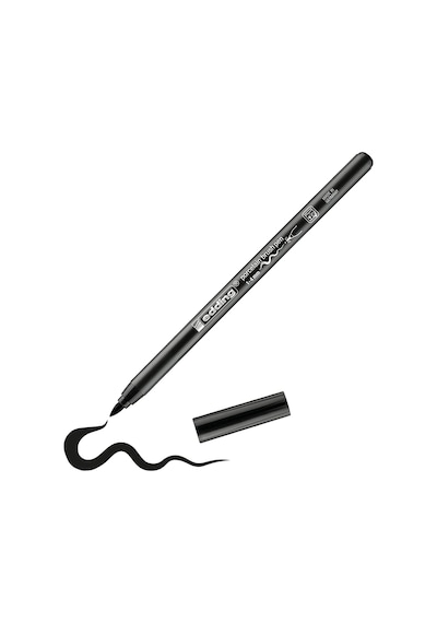 Edding 4200 Fırça Uçlu Porselen Kalemi - Siyah - 1 Kalem - Fırça Ucu 1-4 Mm Genel