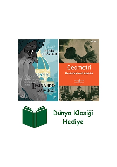 Karanlık Büyük Hikâyeler - Leonardo Da Vinci + Geometri + Dünya Klasiği Hediye
