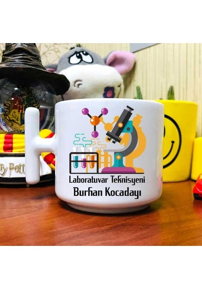 Laboratuvar Teknisyeni Latte Fincanı