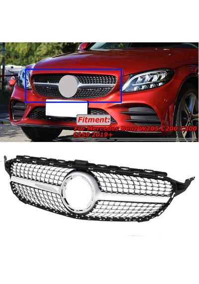 Mercedes W205 Diamond Panjur Izgara Makyajlı 2019 Sonrası