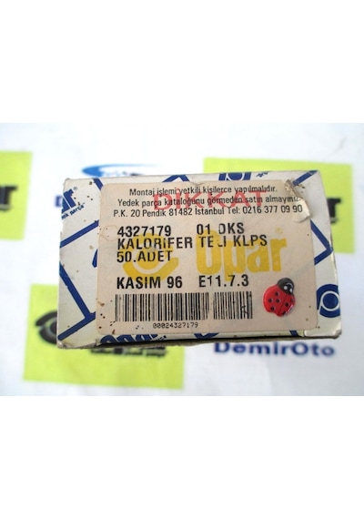 4327179 Kalorifer Tel Klipsi Serçe-Doğan-Kartal-Şahin-Slx OPAR