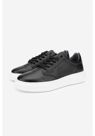 Valmenti Erkek Hakiki Deri Siyah Floter Sneakers & Spor Ayakkabı 1212 2509 Erk Ayk Sk26-27 Sıyah Fltr