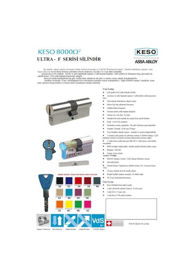 Keso K8000 Omega Ultra Zırhlı F Serisi