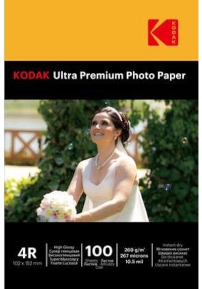 Kodak Ultra Premium Parlak 10X15 260Gr/M² Inkjet Fotoğraf Kağıdı