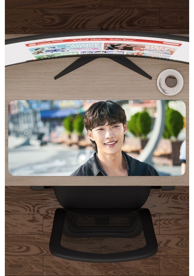 Mr Plankton K Drama Kdrama V4 70x30 Xl Gaming Kauçuk Kaymaz Taban Mouse Pad Fare Altlığı