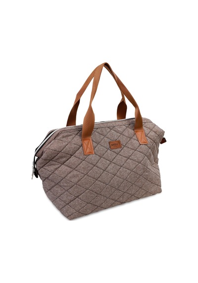 Nenny Baby Kapitoneli Mommy Bag Anne Bebek Bakım Çantası - Kahverengi Camel