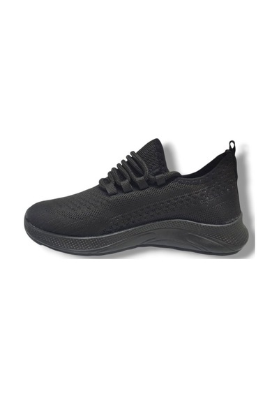 Blackwild 101-25 Triko Bağcıklı Kadın Sneaker Siyah