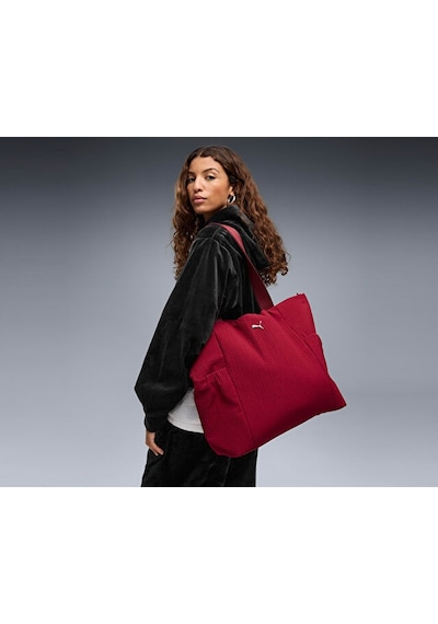 Puma Up Shopper Omuz Çantası-en: 37 Cm, Boy: 35 Cm, Derinlik: 15 Cm 09217803 Kırmızı