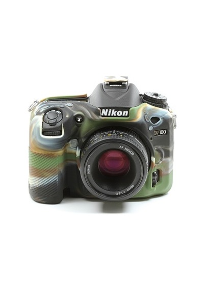 Easycover Nikon D7100/D7200 Silikon Kılıf Ecnd7100C (Kamuflaj)