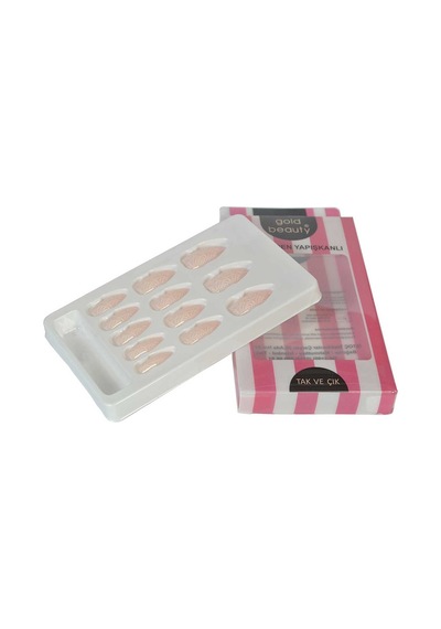 Ellea Nail Kendinden Yapışkanlı Desenli Takma Tırnak