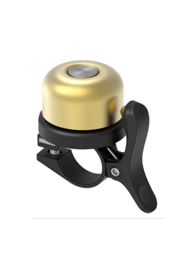 Brıvıga Apple Airtag Uyumlu Bisiklet Zili 22.2mm Gidon, Su Geçirmez, Sol Taraf, Gold 260100 Diğer