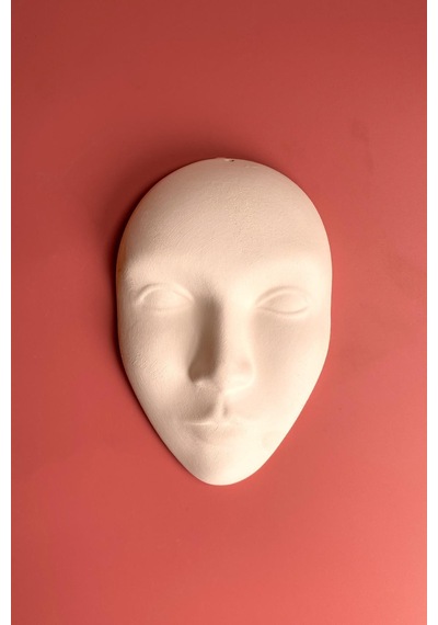 Maske Seramik Bisküvi