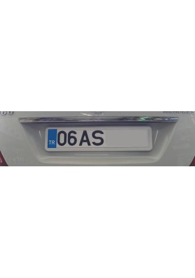 Lüx Plakalık 2Adet Beyaz Plakalik 315977125