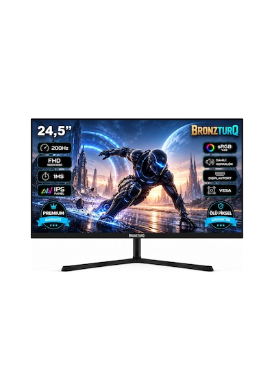 Bronzturq 24" 200hz 1 Ms Dp + Hdmı Fhd Flat Monitör Btq245fhd-a4